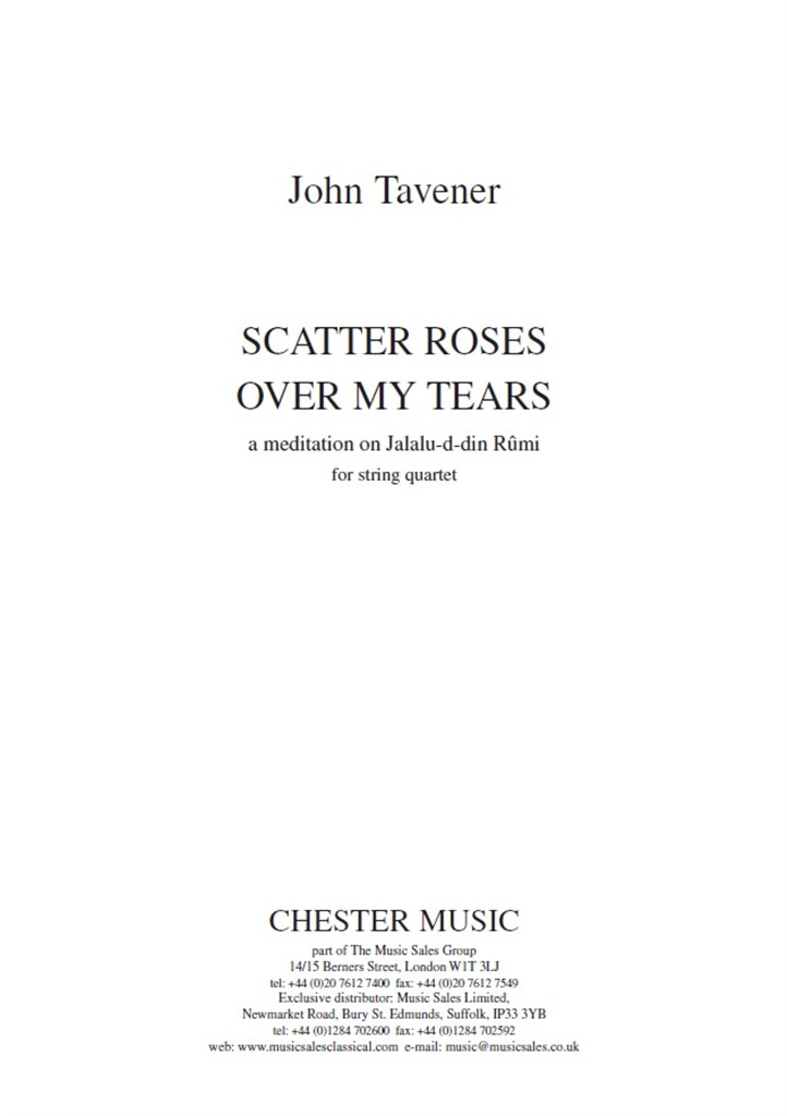 Scatter Roses Over My Tears